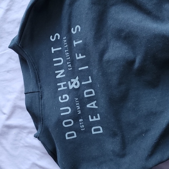 Doughnuts and Deadlifts 1/4 Zip Hoodie - Picture 3 of 3